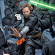 The Last Jedi battles the Knights of Ren.